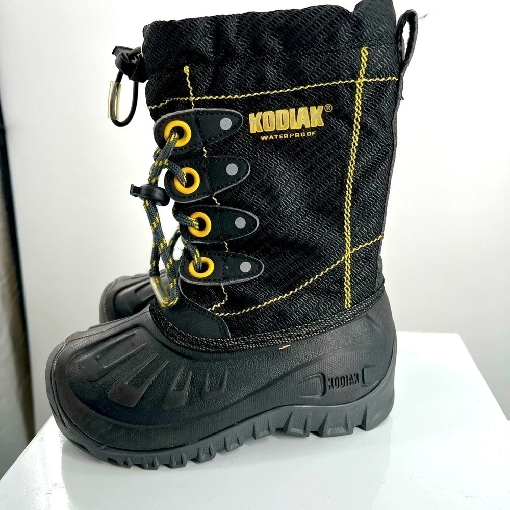 Kodiak Charlie Glo Pac Snow Bots Kids Size US11